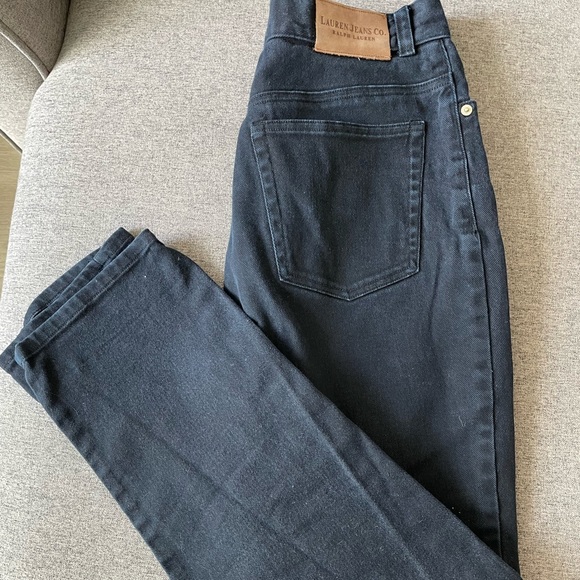 Great Condition Ralph Lauren Black Mom Jeans - Picture 1 of 3